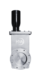 HVA 11211-0400 4" ID 6" OD CF UHV High Vacuum Gate Valve w/ Pneumatic Actuator 